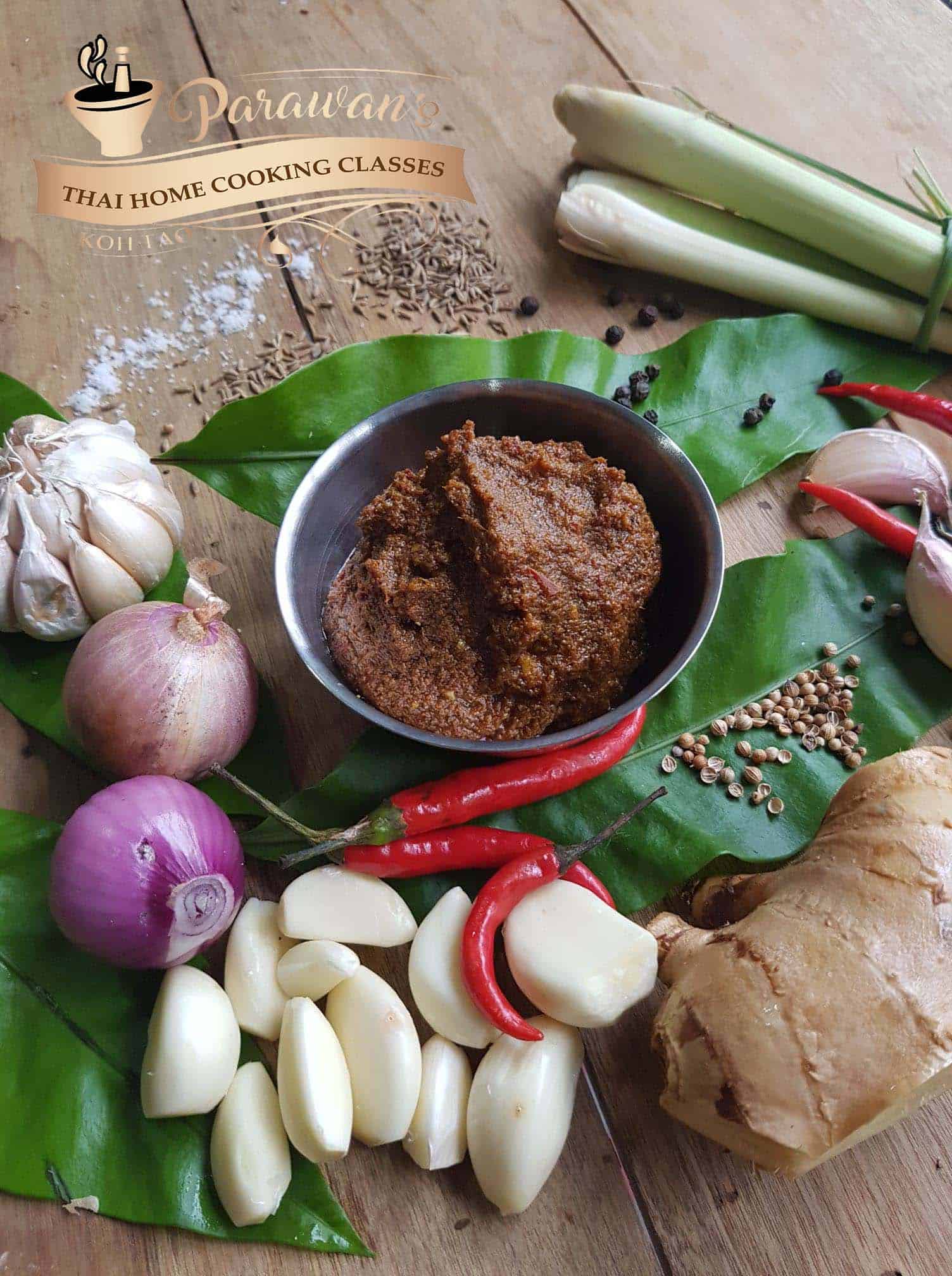 Panang Curry Ingredients
