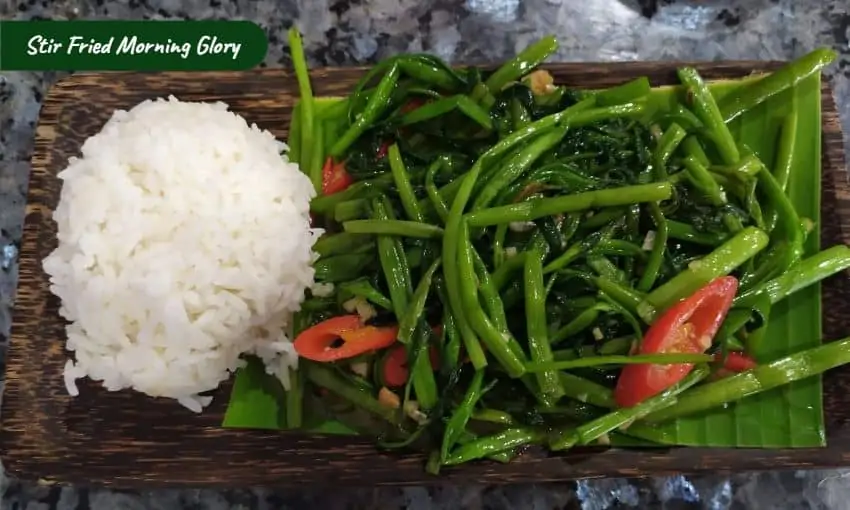 Stir Fried Morning Glory