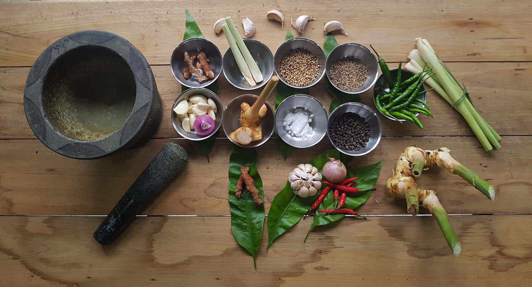 Green Curry paste ingredients