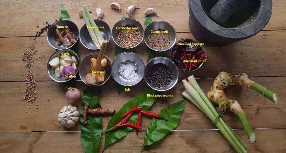Thai Red Curry Paste ingredients